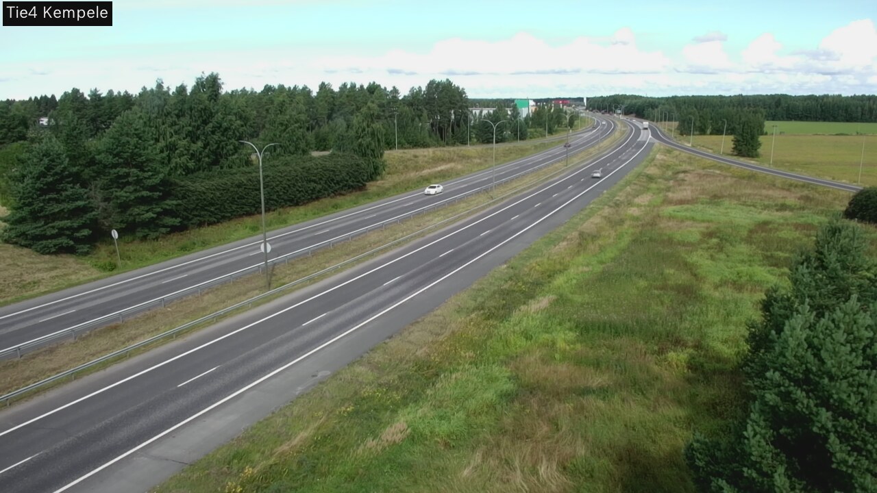 Weather Camera Image Väg 4 Kempele, Zeppelin, Kempele, Pohjois-Pohjanmaa