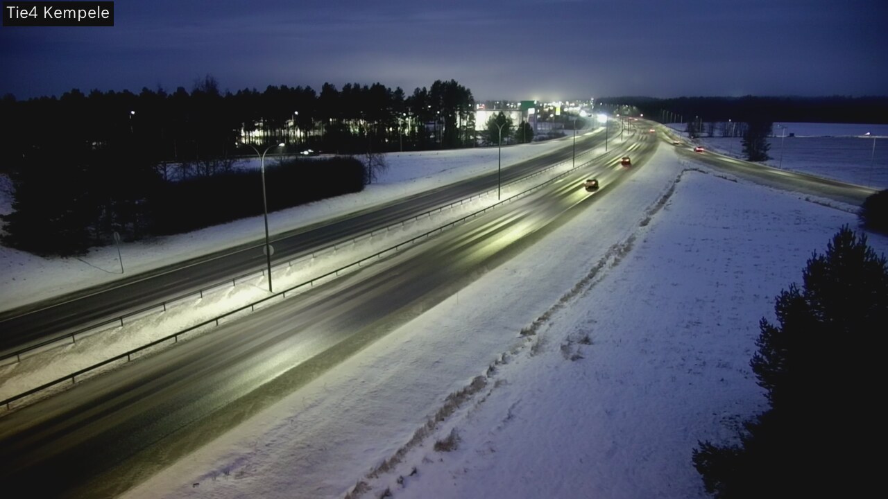 Weather Camera Image Väg 4 Kempele, Zeppelin, Kempele, Pohjois-Pohjanmaa