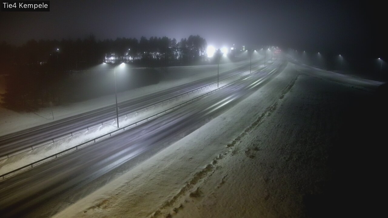 Weather Camera Image Väg 4 Kempele, Zeppelin, Kempele, Pohjois-Pohjanmaa