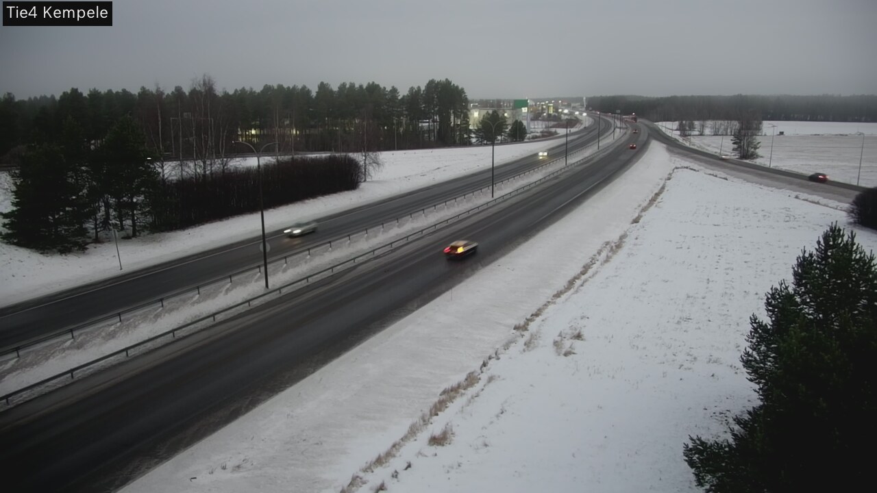 Weather Camera Image Väg 4 Kempele, Zeppelin, Kempele, Pohjois-Pohjanmaa