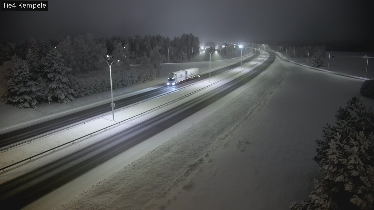 Weather Camera Image Road 4 Kempele, Zeppelin, Kempele, Pohjois-Pohjanmaa
