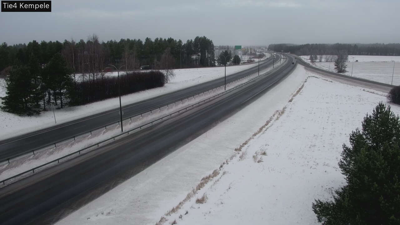 Weather Camera Image Väg 4 Kempele, Zeppelin, Kempele, Pohjois-Pohjanmaa