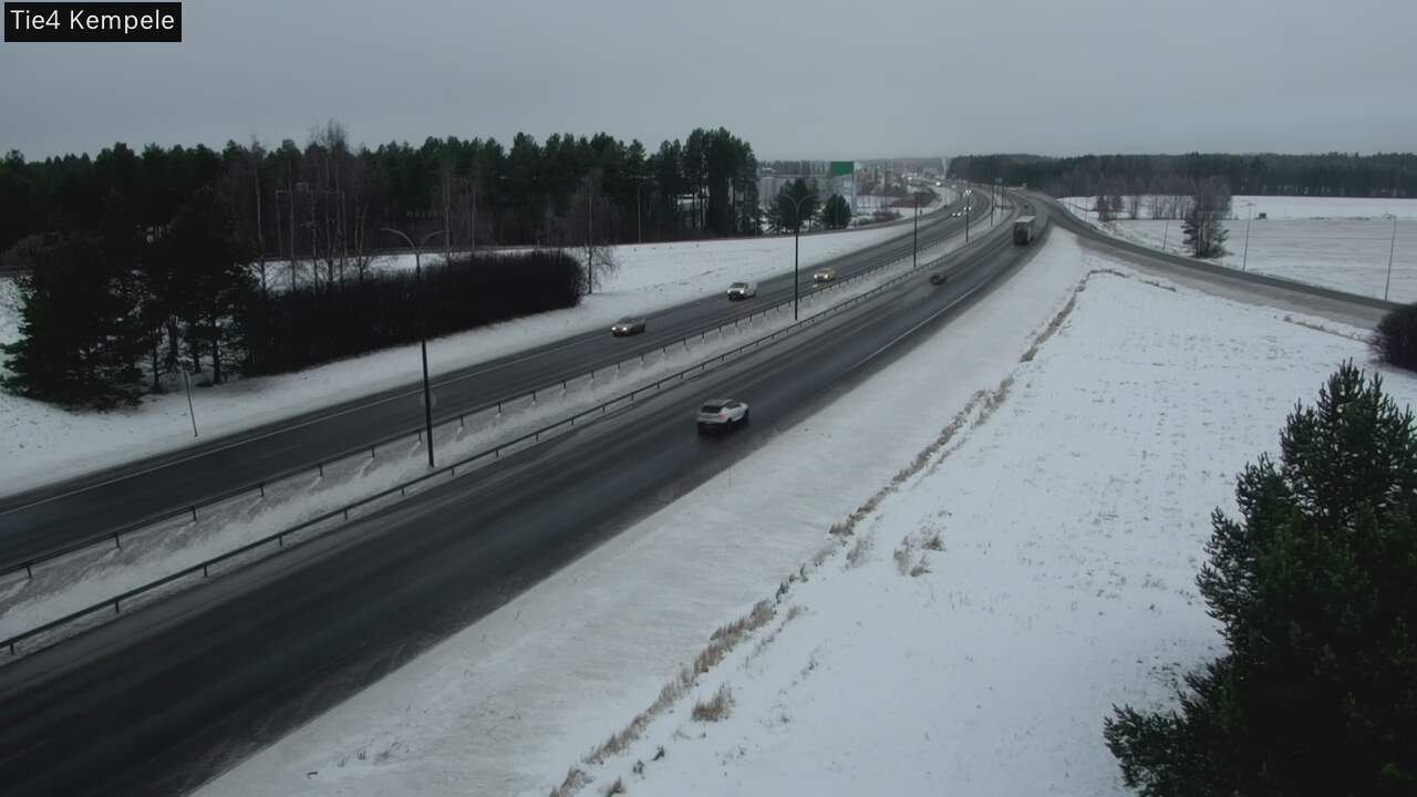 Weather Camera Image Väg 4 Kempele, Zeppelin, Kempele, Pohjois-Pohjanmaa