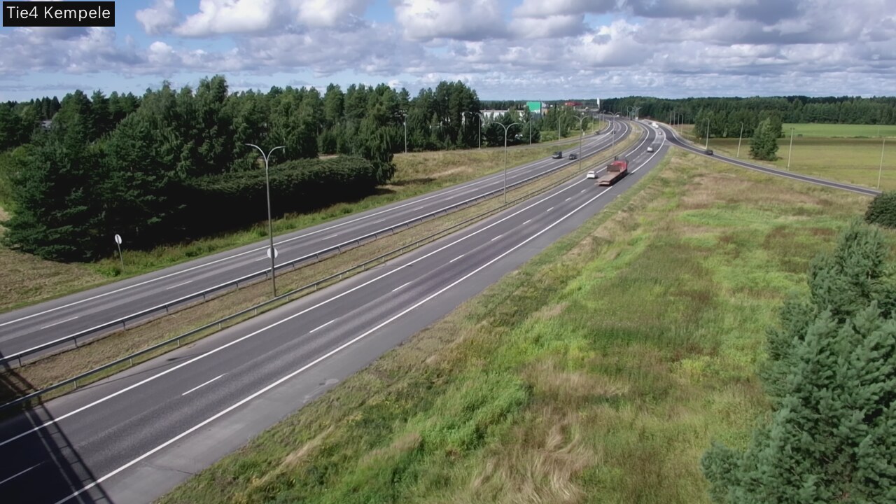 Kelikamerat Kuva Tie 4 Kempele, Zeppelin, Kempele, Pohjois-Pohjanmaa