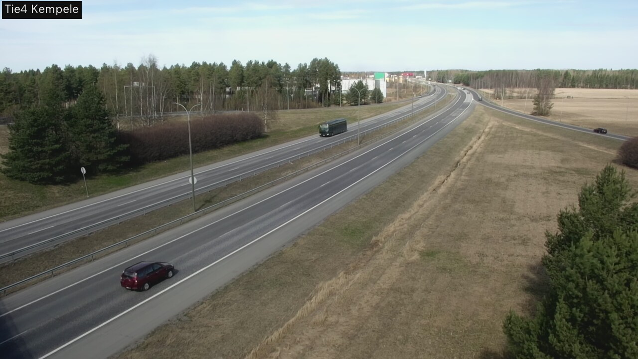 Weather Camera Image Road 4 Kempele, Zeppelin, Kempele, Pohjois-Pohjanmaa