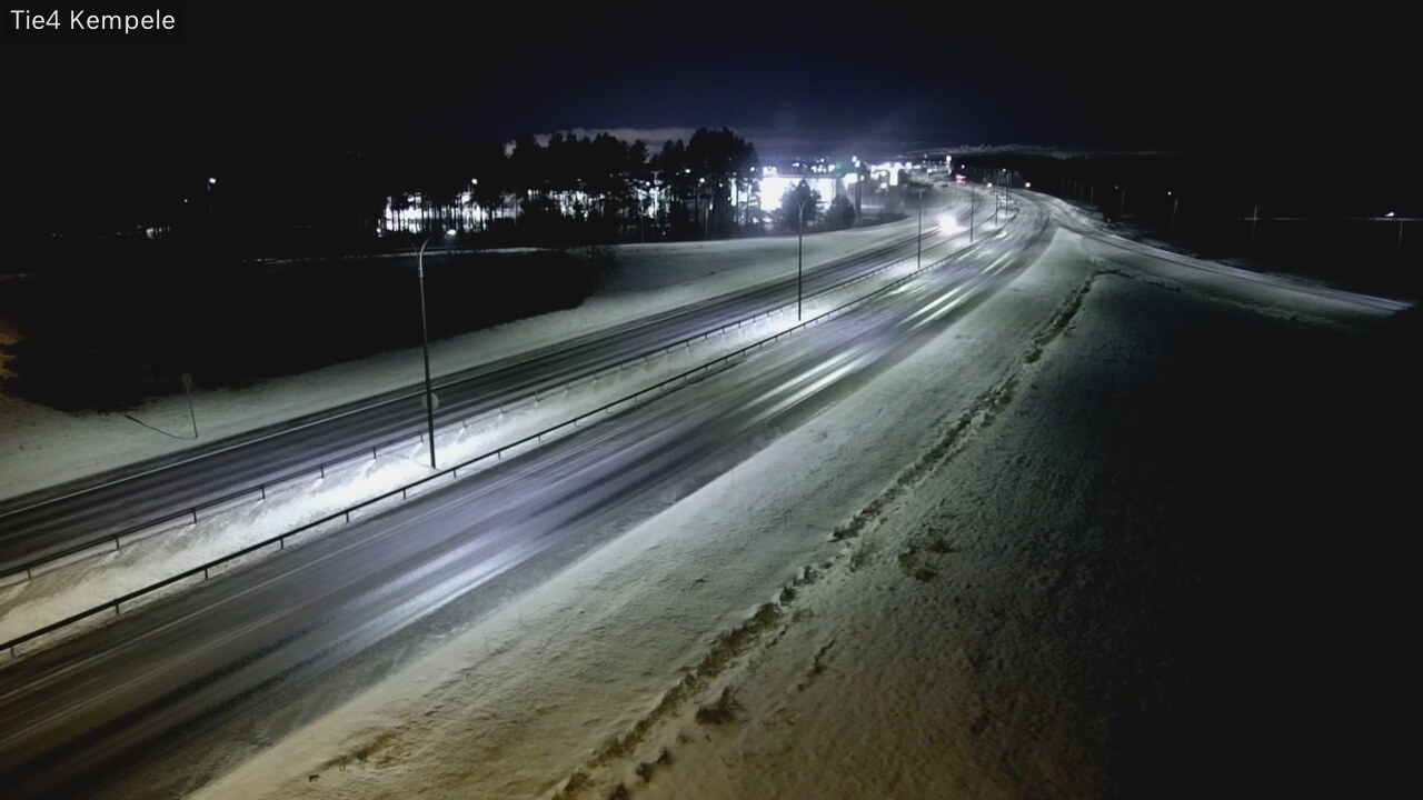Weather Camera Image Väg 4 Kempele, Zeppelin, Kempele, Pohjois-Pohjanmaa
