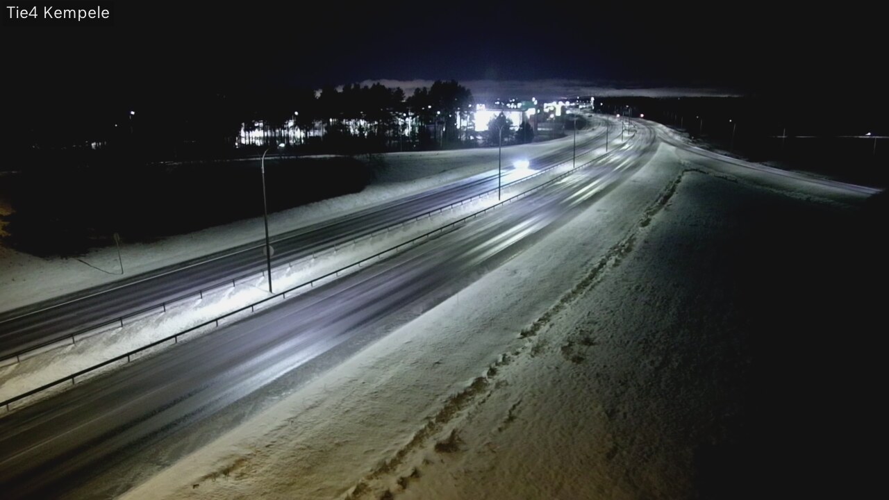Weather Camera Image Väg 4 Kempele, Zeppelin, Kempele, Pohjois-Pohjanmaa