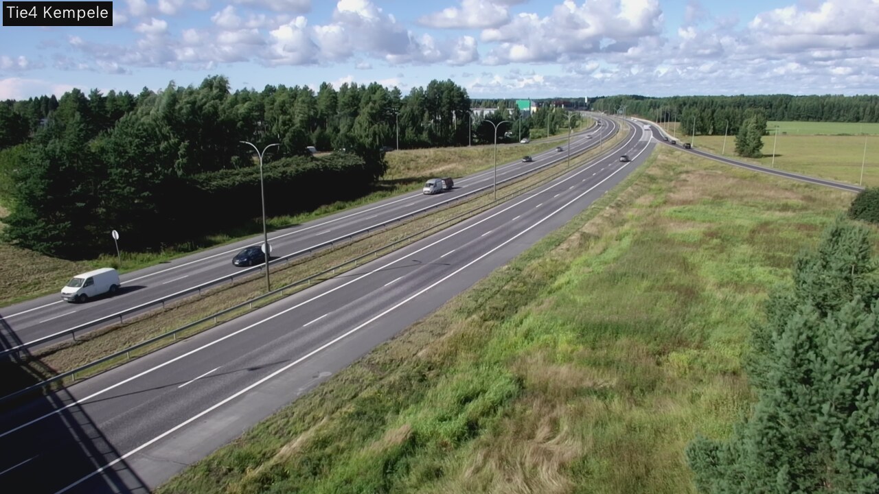 Kelikamerat Kuva Tie 4 Kempele, Zeppelin, Kempele, Pohjois-Pohjanmaa