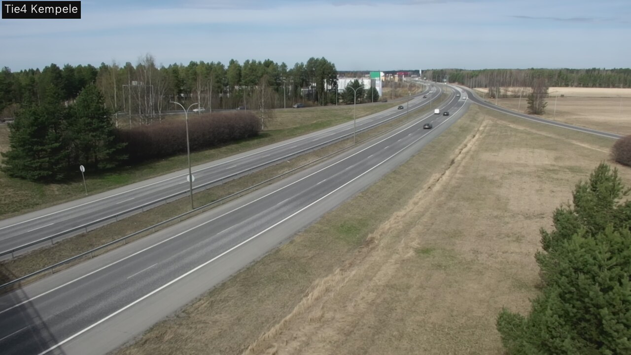Weather Camera Image Road 4 Kempele, Zeppelin, Kempele, Pohjois-Pohjanmaa