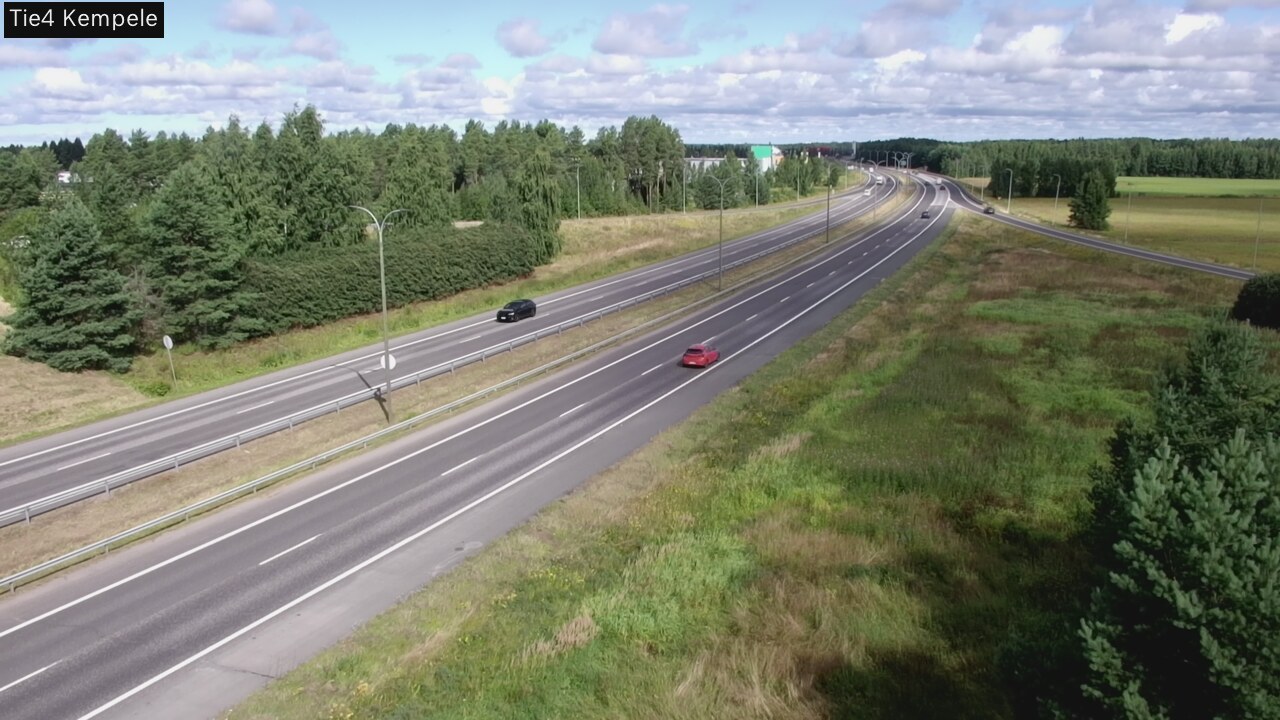 Kelikamerat Kuva Tie 4 Kempele, Zeppelin, Kempele, Pohjois-Pohjanmaa