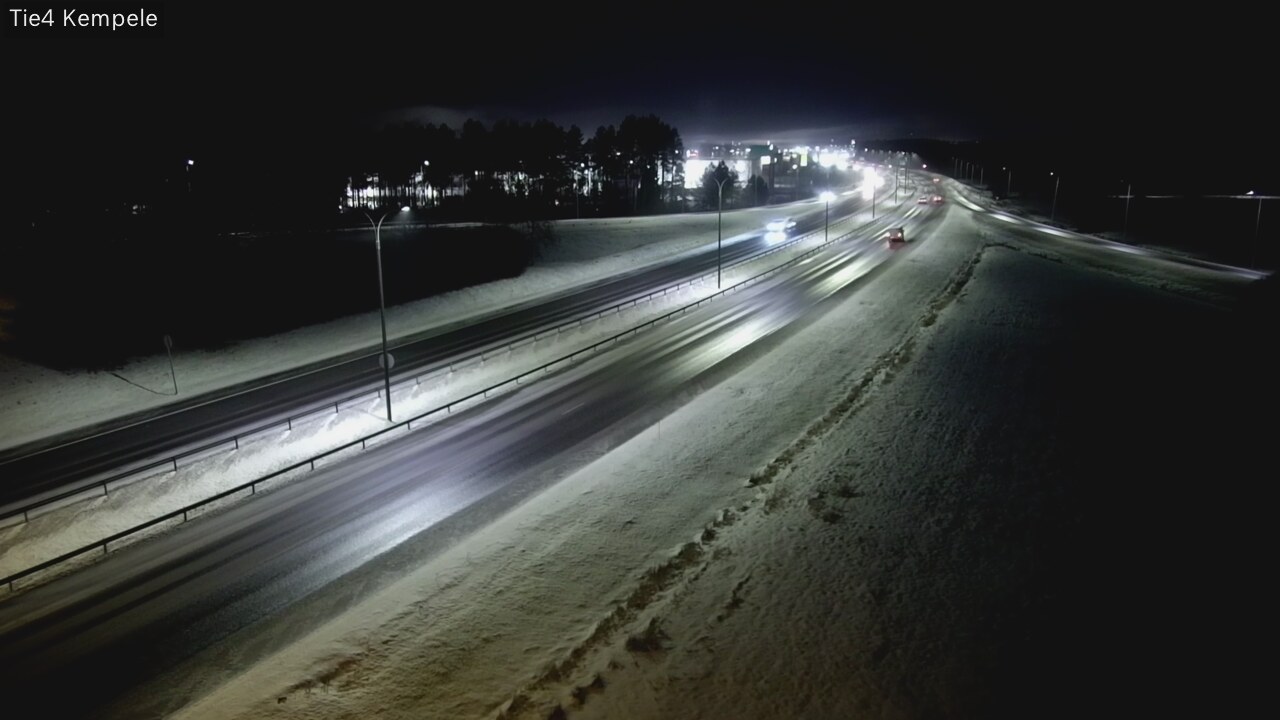 Weather Camera Image Väg 4 Kempele, Zeppelin, Kempele, Pohjois-Pohjanmaa