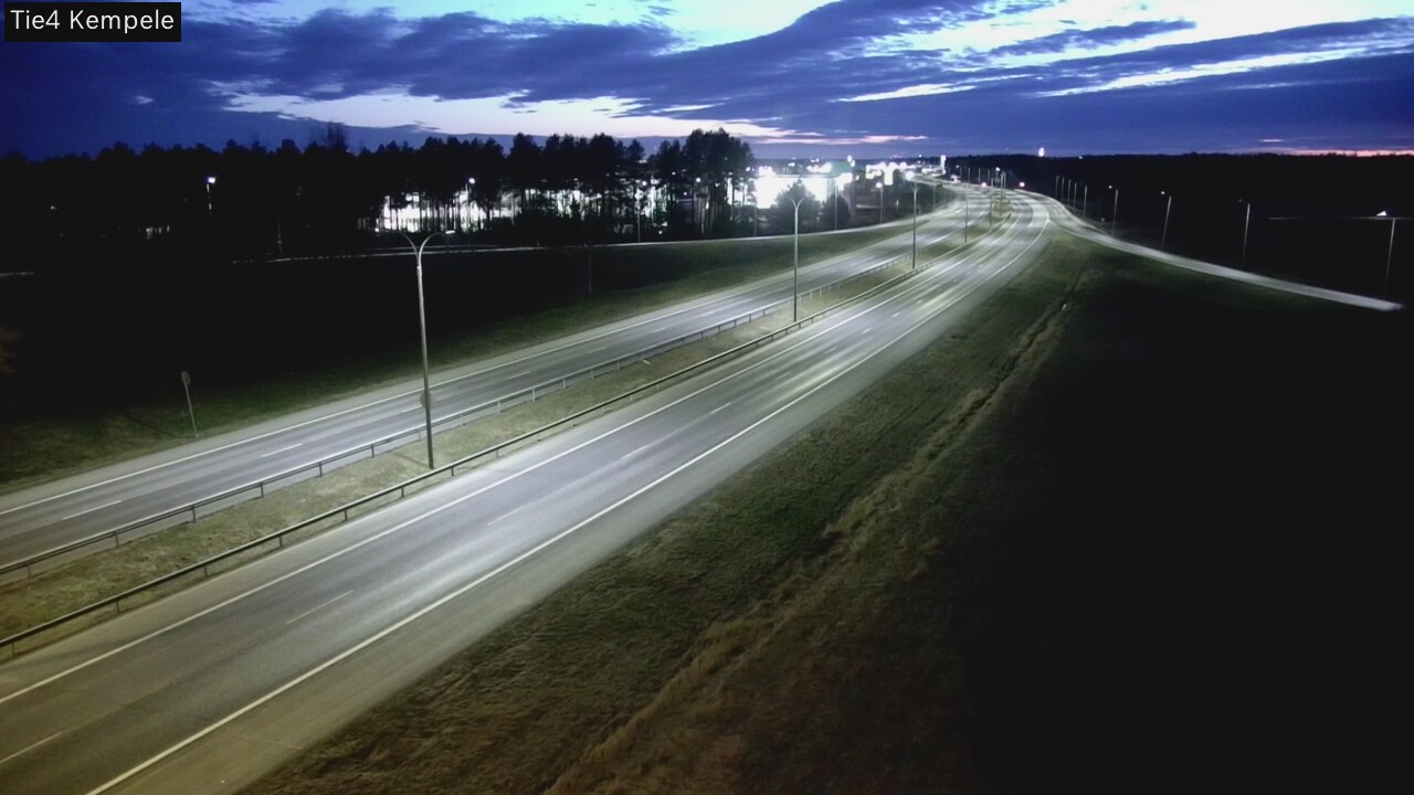 Weather Camera Image Väg 4 Kempele, Zeppelin, Kempele, Pohjois-Pohjanmaa