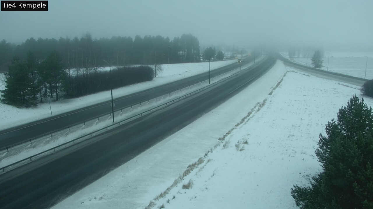 Weather Camera Image Väg 4 Kempele, Zeppelin, Kempele, Pohjois-Pohjanmaa