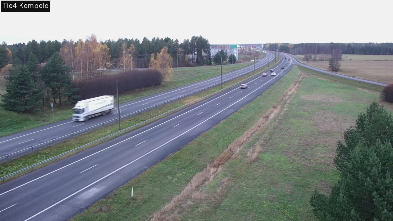 Kelikamerat Kuva Tie 4 Kempele, Zeppelin, Kempele, Pohjois-Pohjanmaa