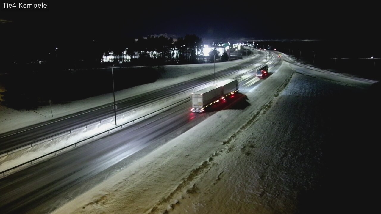 Weather Camera Image Väg 4 Kempele, Zeppelin, Kempele, Pohjois-Pohjanmaa