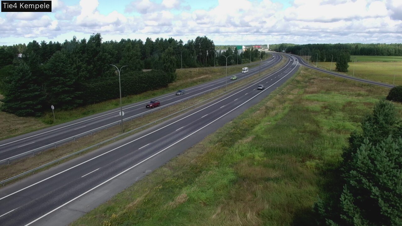 Kelikamerat Kuva Tie 4 Kempele, Zeppelin, Kempele, Pohjois-Pohjanmaa
