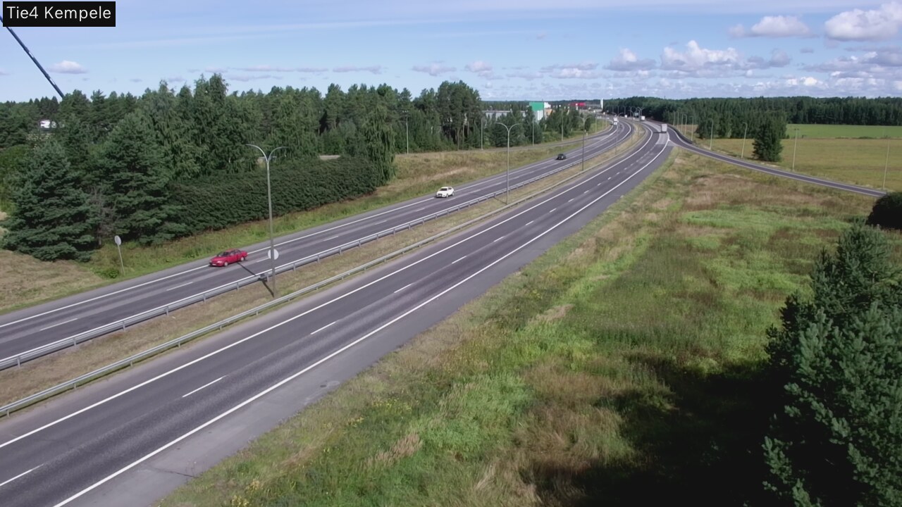 Weather Camera Image Väg 4 Kempele, Zeppelin, Kempele, Pohjois-Pohjanmaa
