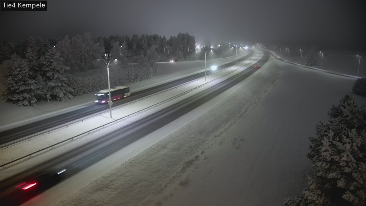 Weather Camera Image Road 4 Kempele, Zeppelin, Kempele, Pohjois-Pohjanmaa