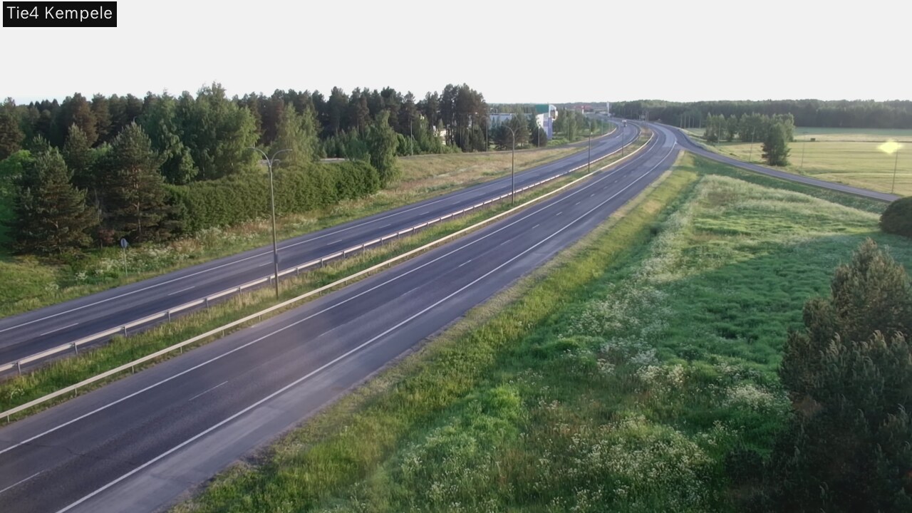 Weather Camera Image Road 4 Kempele, Zeppelin, Kempele, Pohjois-Pohjanmaa