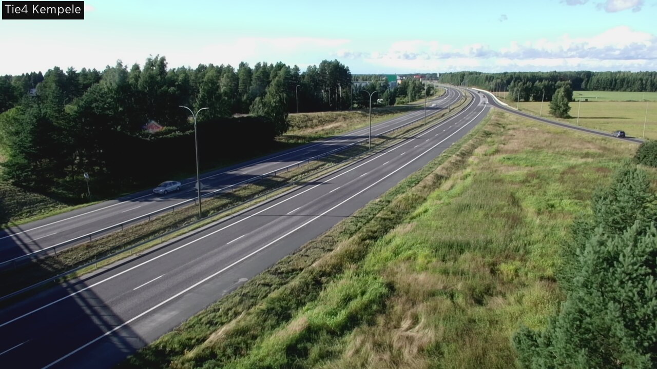 Kelikamerat Kuva Tie 4 Kempele, Zeppelin, Kempele, Pohjois-Pohjanmaa