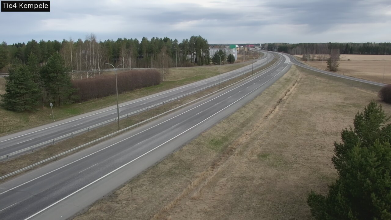 Weather Camera Image Road 4 Kempele, Zeppelin, Kempele, Pohjois-Pohjanmaa