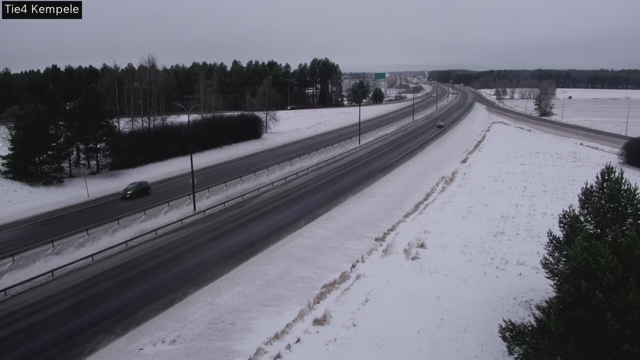 Weather Camera Image Väg 4 Kempele, Zeppelin, Kempele, Pohjois-Pohjanmaa