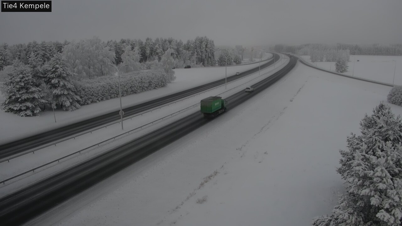 Weather Camera Image Road 4 Kempele, Zeppelin, Kempele, Pohjois-Pohjanmaa