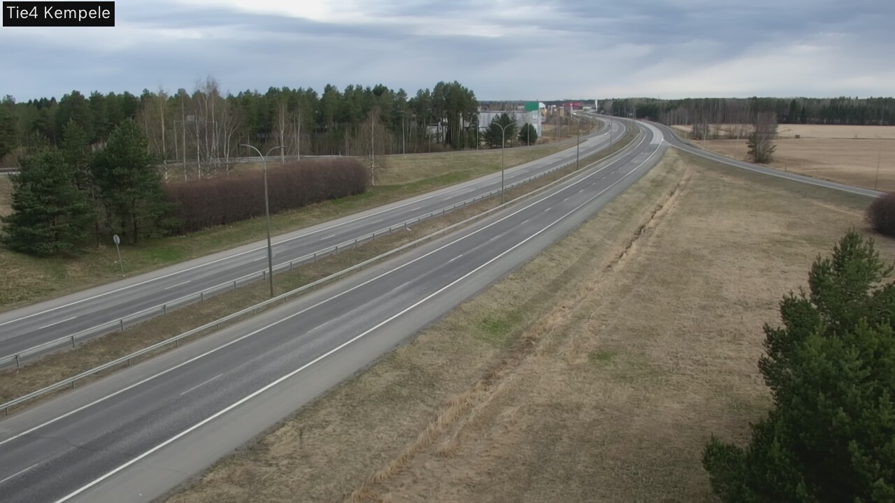 Weather Camera Image Road 4 Kempele, Zeppelin, Kempele, Pohjois-Pohjanmaa