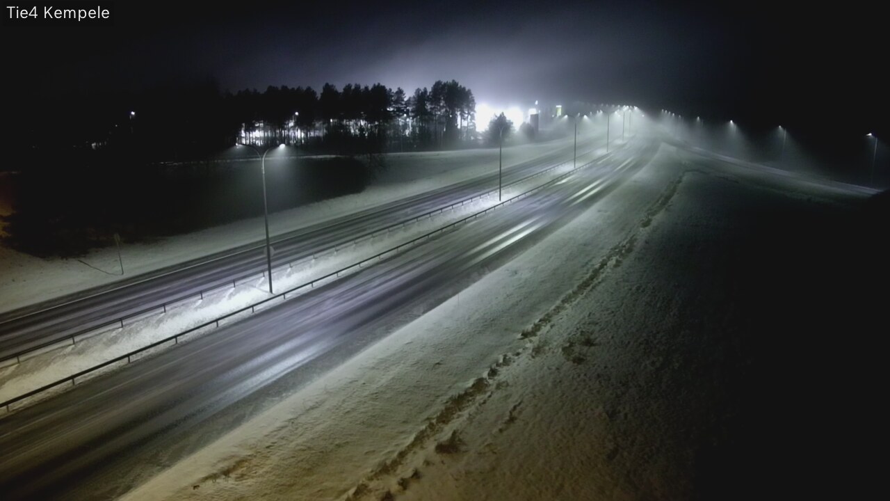 Weather Camera Image Väg 4 Kempele, Zeppelin, Kempele, Pohjois-Pohjanmaa