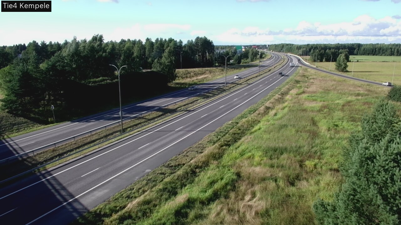 Kelikamerat Kuva Tie 4 Kempele, Zeppelin, Kempele, Pohjois-Pohjanmaa