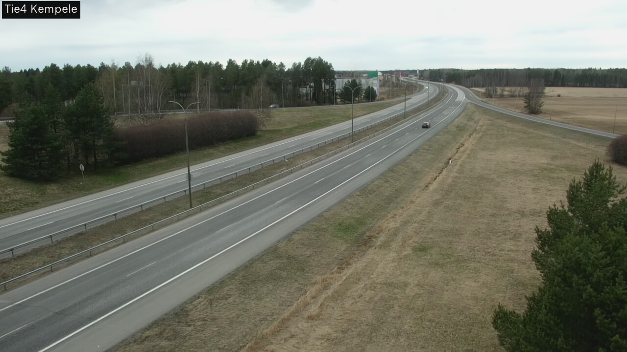 Weather Camera Image Road 4 Kempele, Zeppelin, Kempele, Pohjois-Pohjanmaa