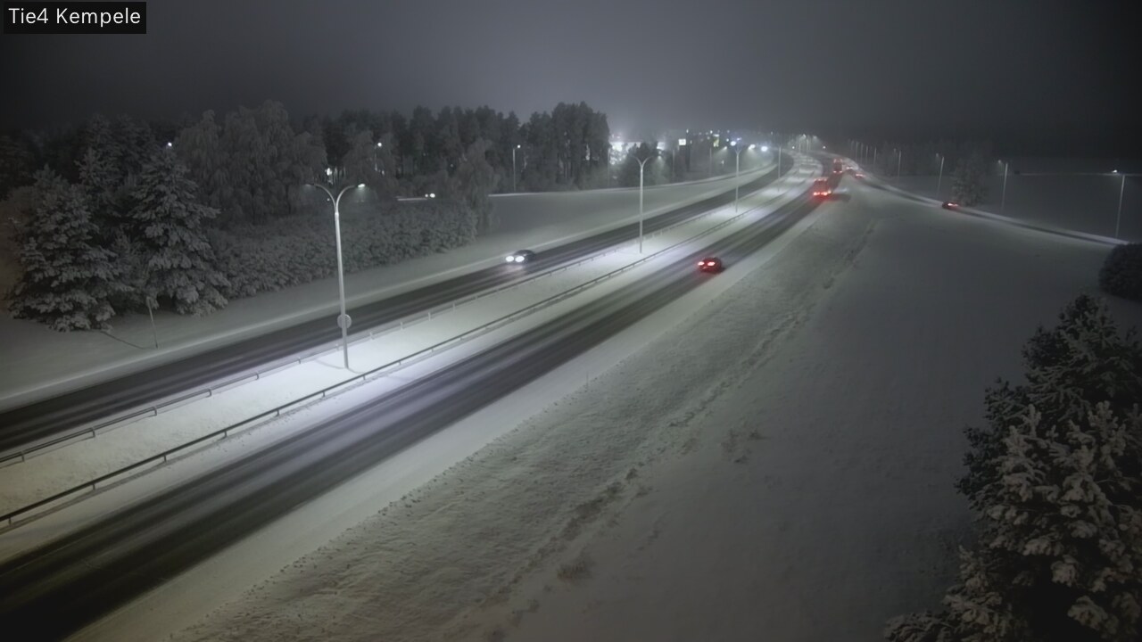 Weather Camera Image Road 4 Kempele, Zeppelin, Kempele, Pohjois-Pohjanmaa