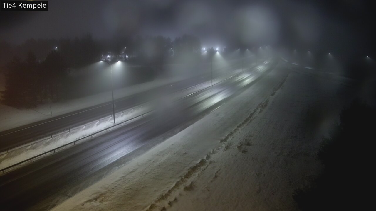 Weather Camera Image Väg 4 Kempele, Zeppelin, Kempele, Pohjois-Pohjanmaa