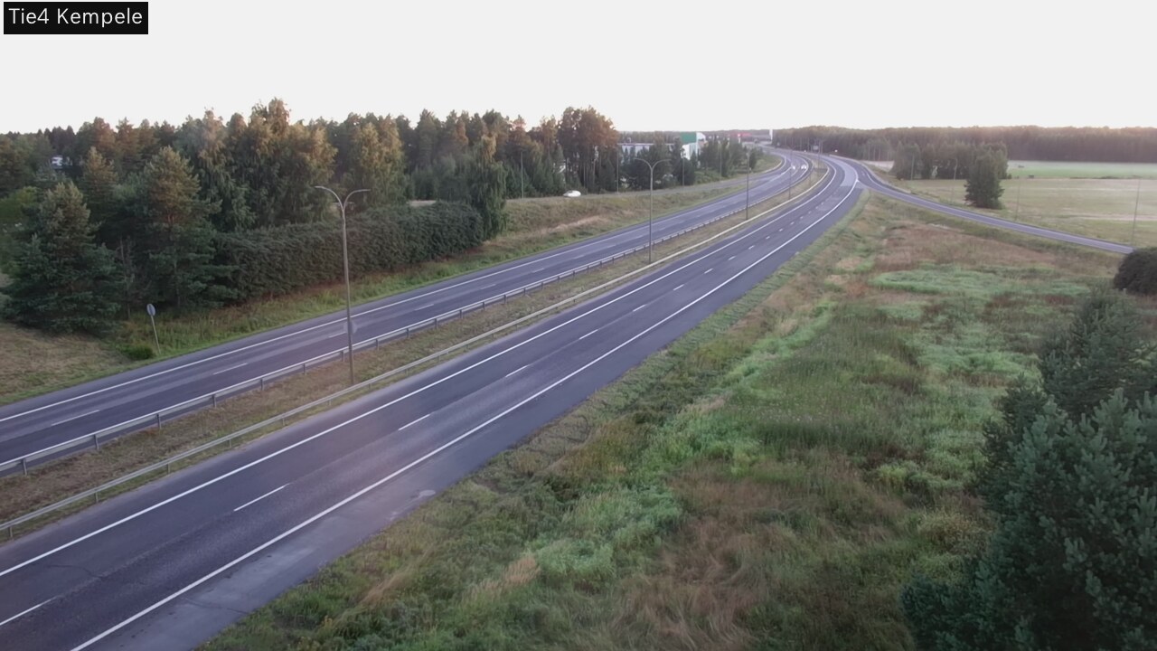 Kelikamerat Kuva Tie 4 Kempele, Zeppelin, Kempele, Pohjois-Pohjanmaa