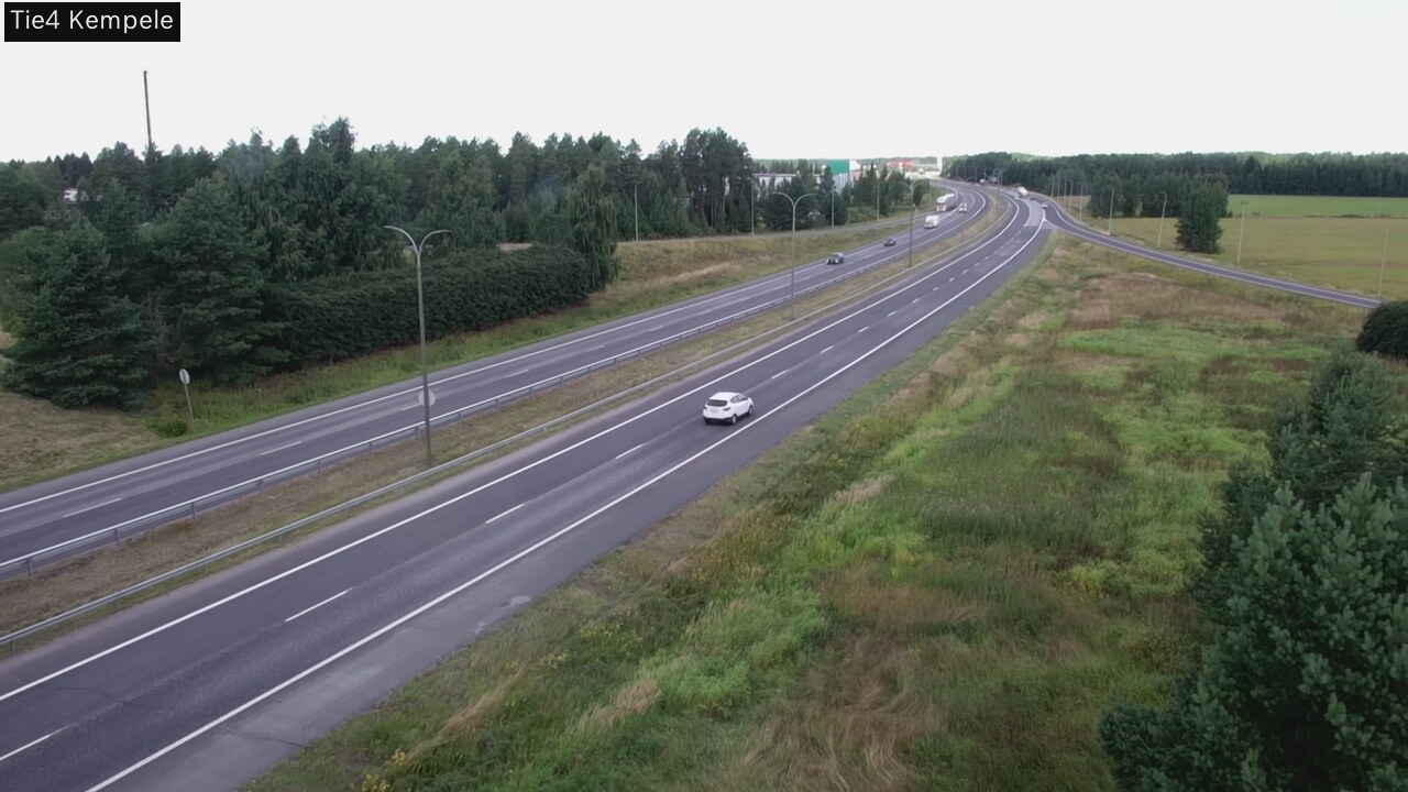 Weather Camera Image Väg 4 Kempele, Zeppelin, Kempele, Pohjois-Pohjanmaa