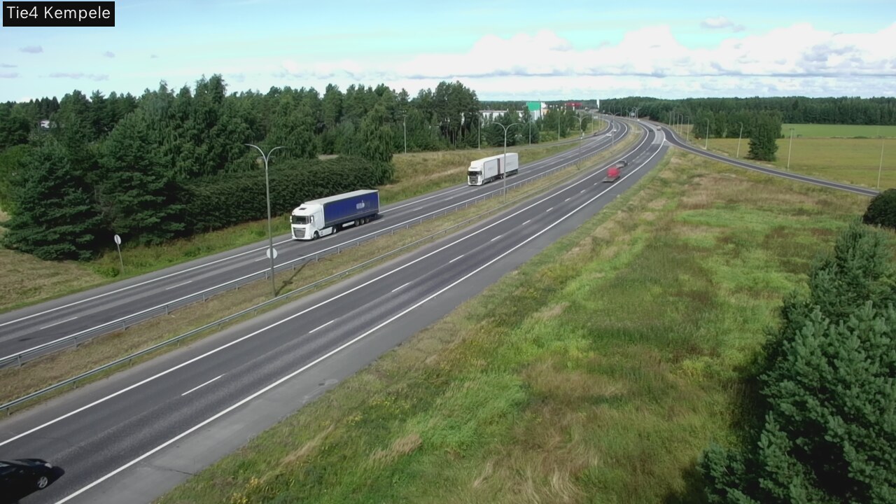 Weather Camera Image Väg 4 Kempele, Zeppelin, Kempele, Pohjois-Pohjanmaa
