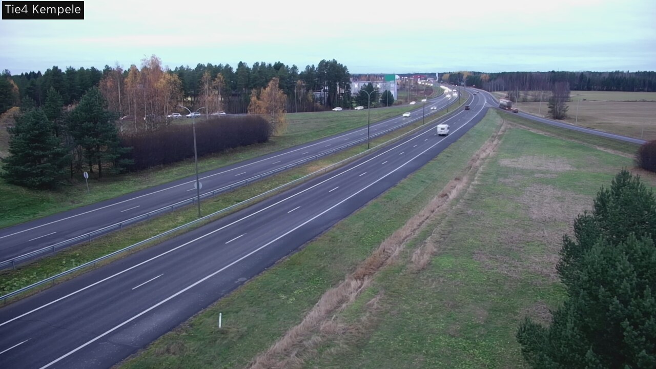 Kelikamerat Kuva Tie 4 Kempele, Zeppelin, Kempele, Pohjois-Pohjanmaa
