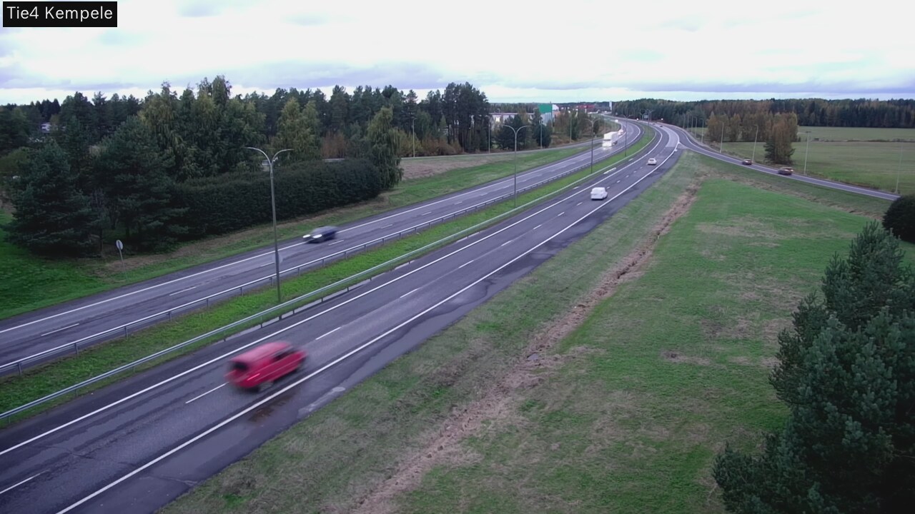 Kelikamerat Kuva Tie 4 Kempele, Zeppelin, Kempele, Pohjois-Pohjanmaa
