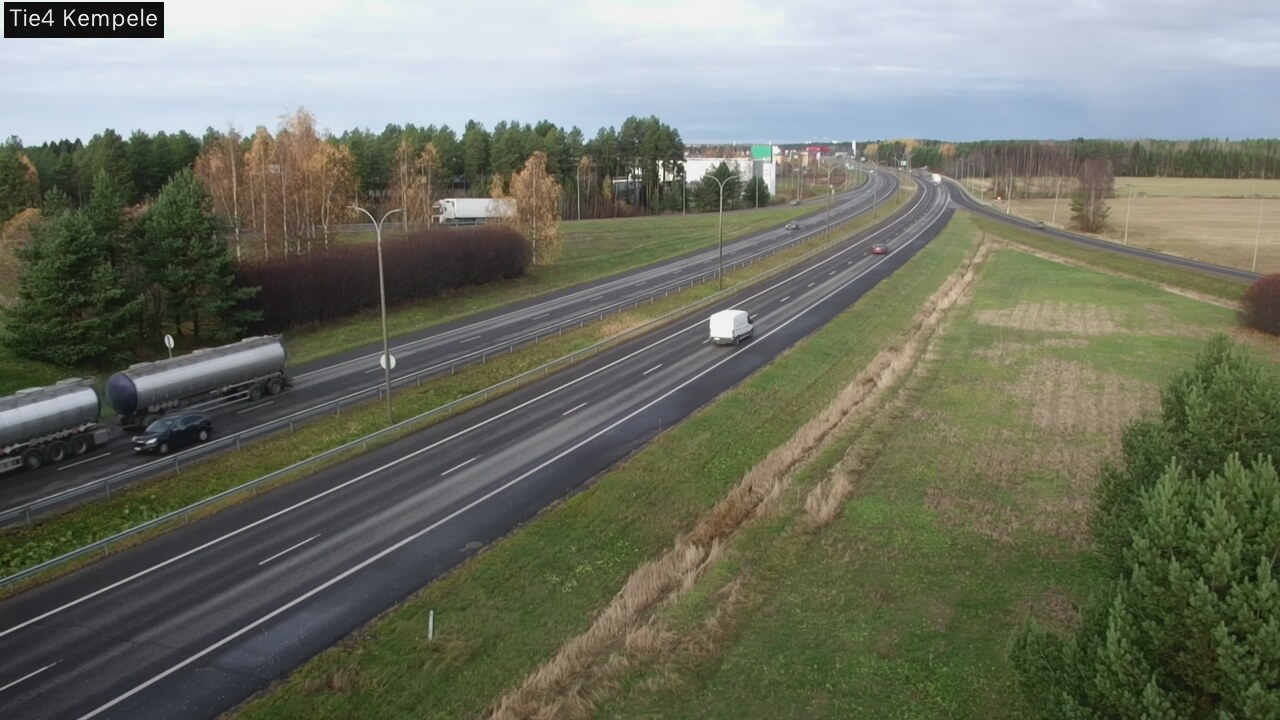 Kelikamerat Kuva Tie 4 Kempele, Zeppelin, Kempele, Pohjois-Pohjanmaa