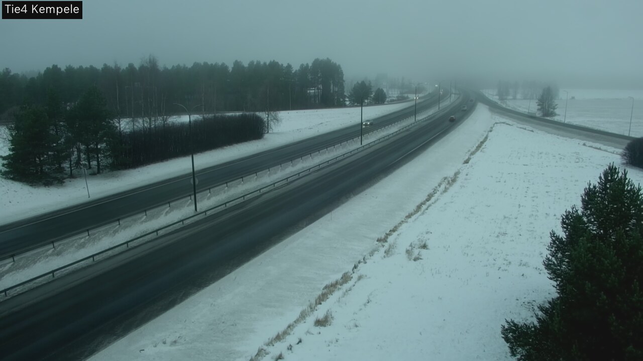 Weather Camera Image Väg 4 Kempele, Zeppelin, Kempele, Pohjois-Pohjanmaa