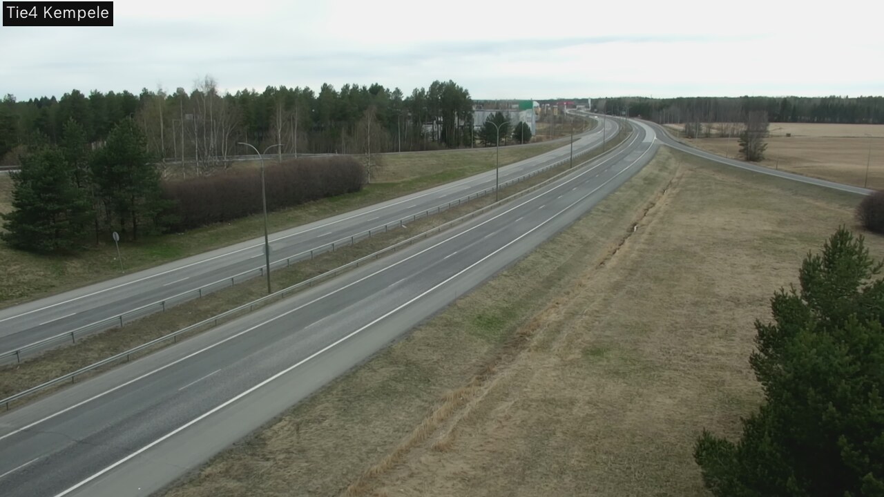 Weather Camera Image Road 4 Kempele, Zeppelin, Kempele, Pohjois-Pohjanmaa