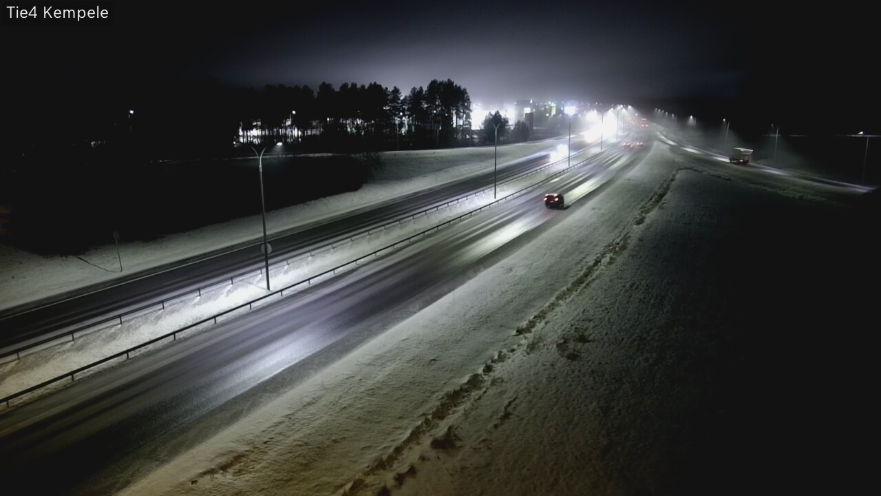 Weather Camera Image Väg 4 Kempele, Zeppelin, Kempele, Pohjois-Pohjanmaa