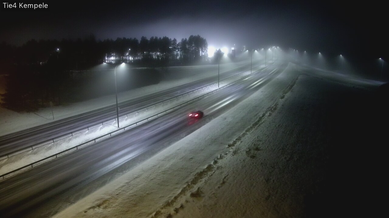Weather Camera Image Väg 4 Kempele, Zeppelin, Kempele, Pohjois-Pohjanmaa