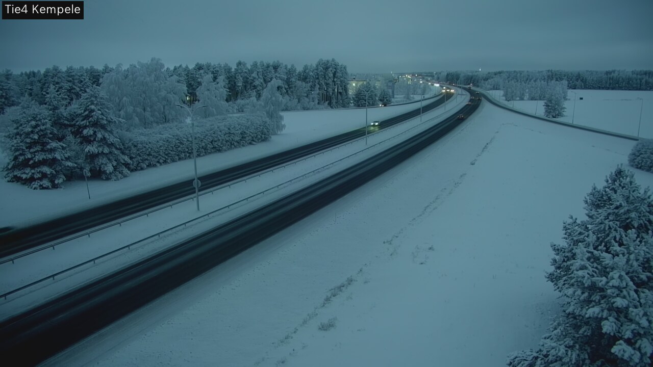 Weather Camera Image Road 4 Kempele, Zeppelin, Kempele, Pohjois-Pohjanmaa