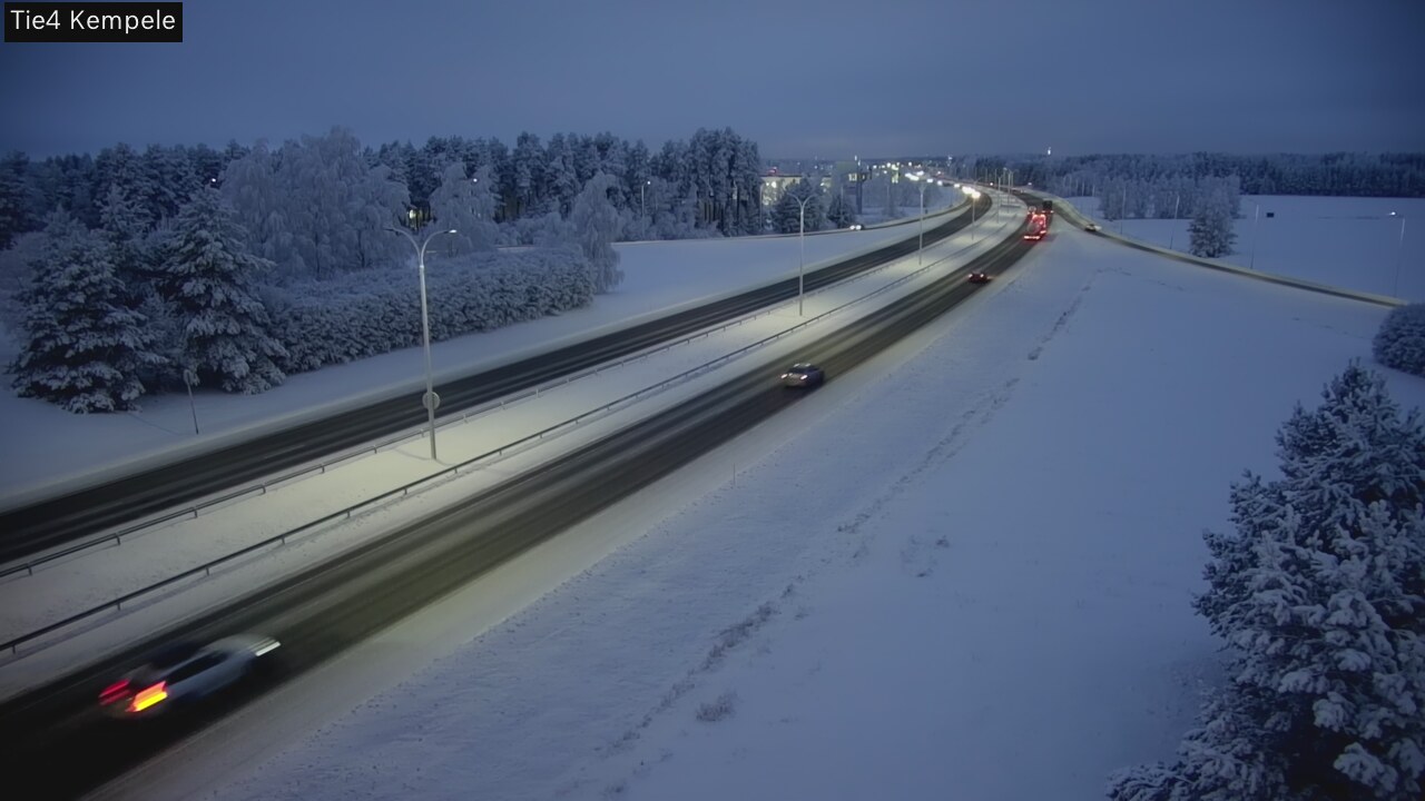 Weather Camera Image Road 4 Kempele, Zeppelin, Kempele, Pohjois-Pohjanmaa