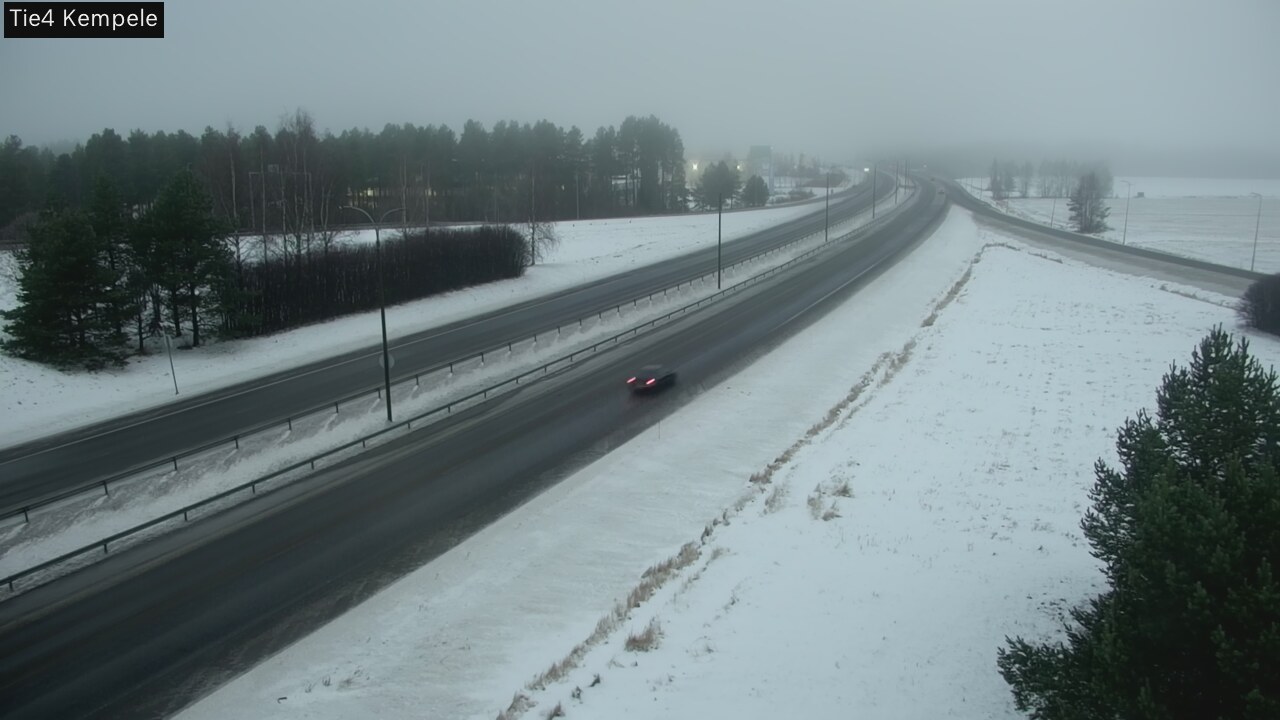 Weather Camera Image Väg 4 Kempele, Zeppelin, Kempele, Pohjois-Pohjanmaa