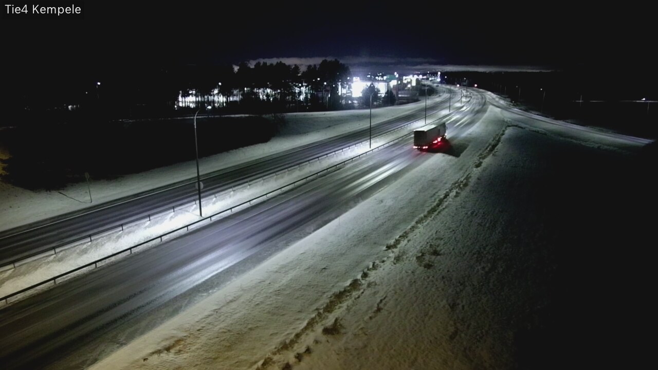 Weather Camera Image Väg 4 Kempele, Zeppelin, Kempele, Pohjois-Pohjanmaa