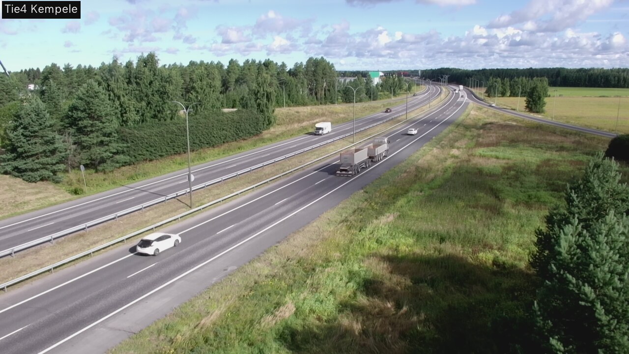 Weather Camera Image Road 4 Kempele, Zeppelin, Kempele, Pohjois-Pohjanmaa