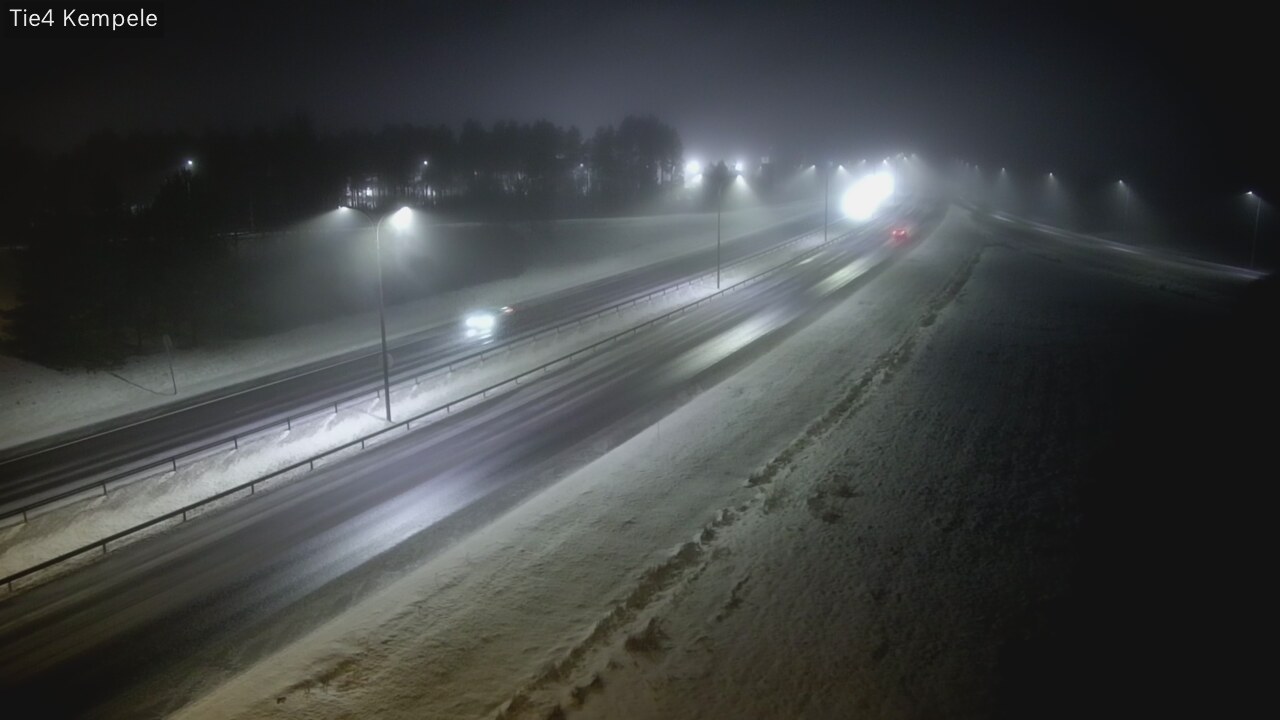 Weather Camera Image Väg 4 Kempele, Zeppelin, Kempele, Pohjois-Pohjanmaa