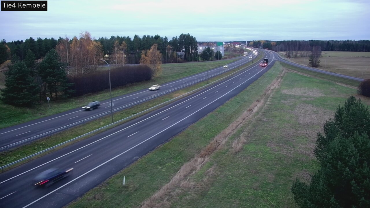 Kelikamerat Kuva Tie 4 Kempele, Zeppelin, Kempele, Pohjois-Pohjanmaa